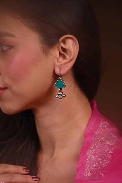 Naqsh Glass Earrings