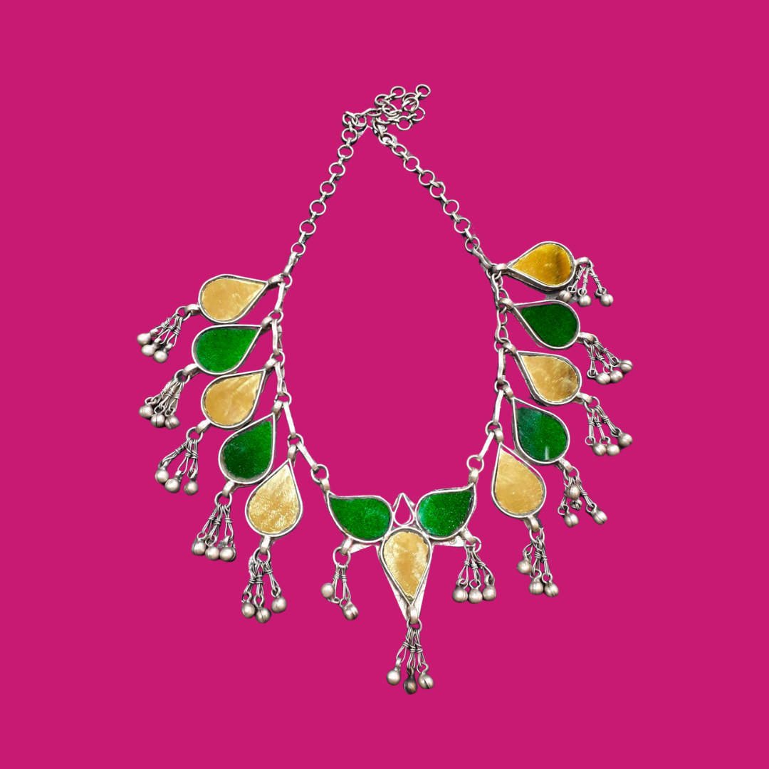 Zeenat Glass Neckpiece